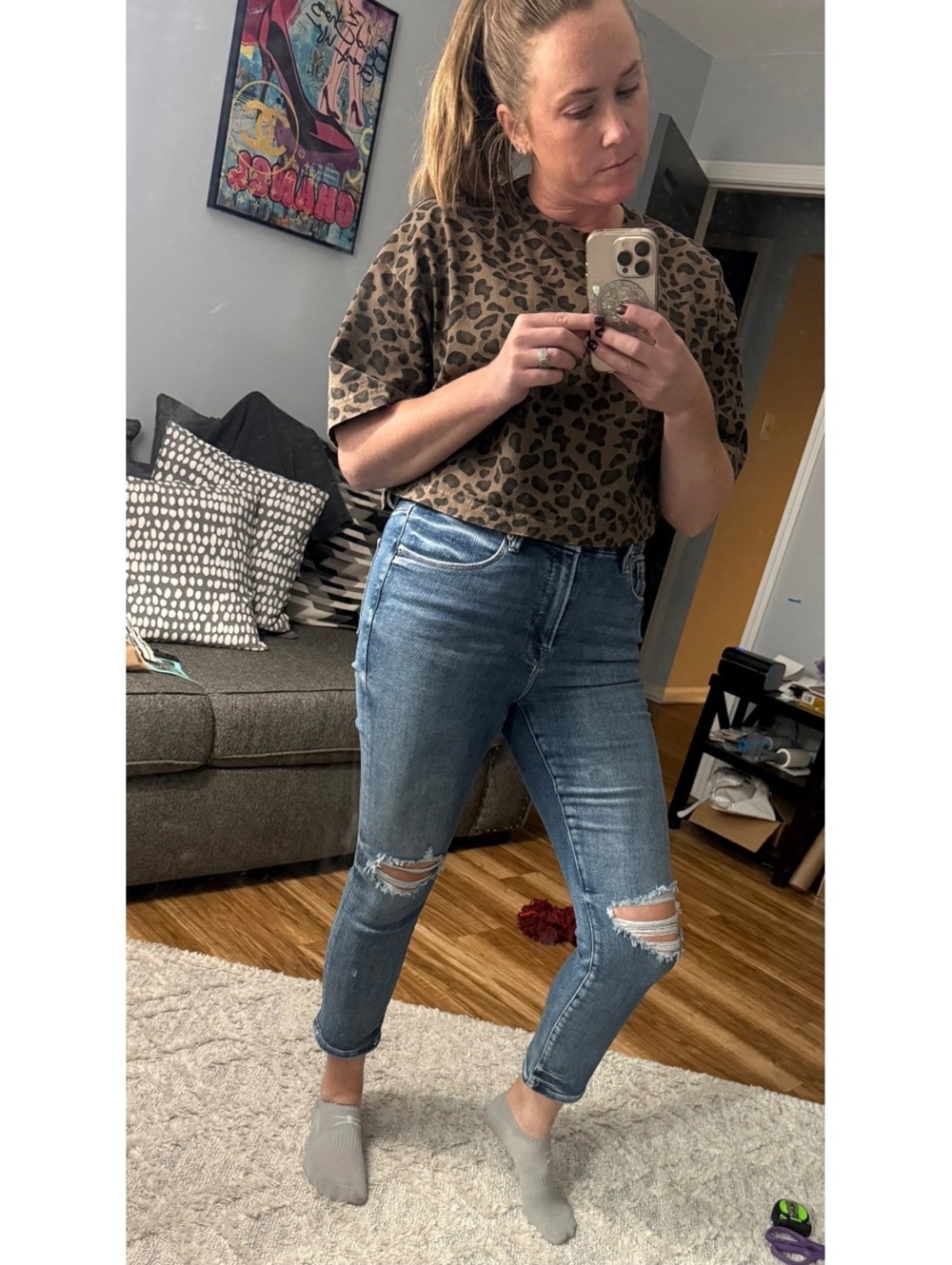Good American Good Legs Crop Jeans Women’s Size 8/29